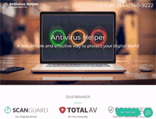 Tablet Screenshot of antivirushelper.com